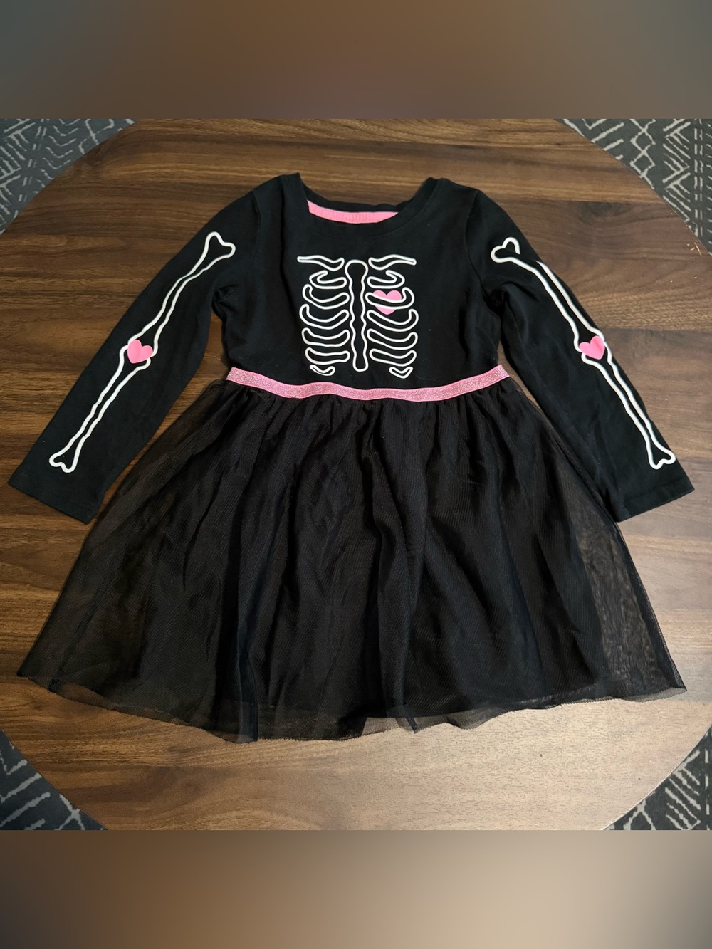 Girls, skeleton Halloween dress